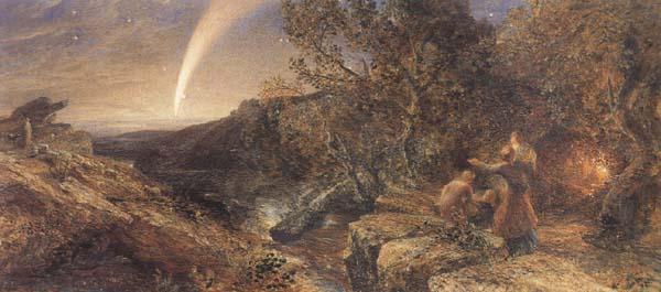 Samuel Palmer The Comet of 1858,as Seen from the Heights of Dartmoor China oil painting art